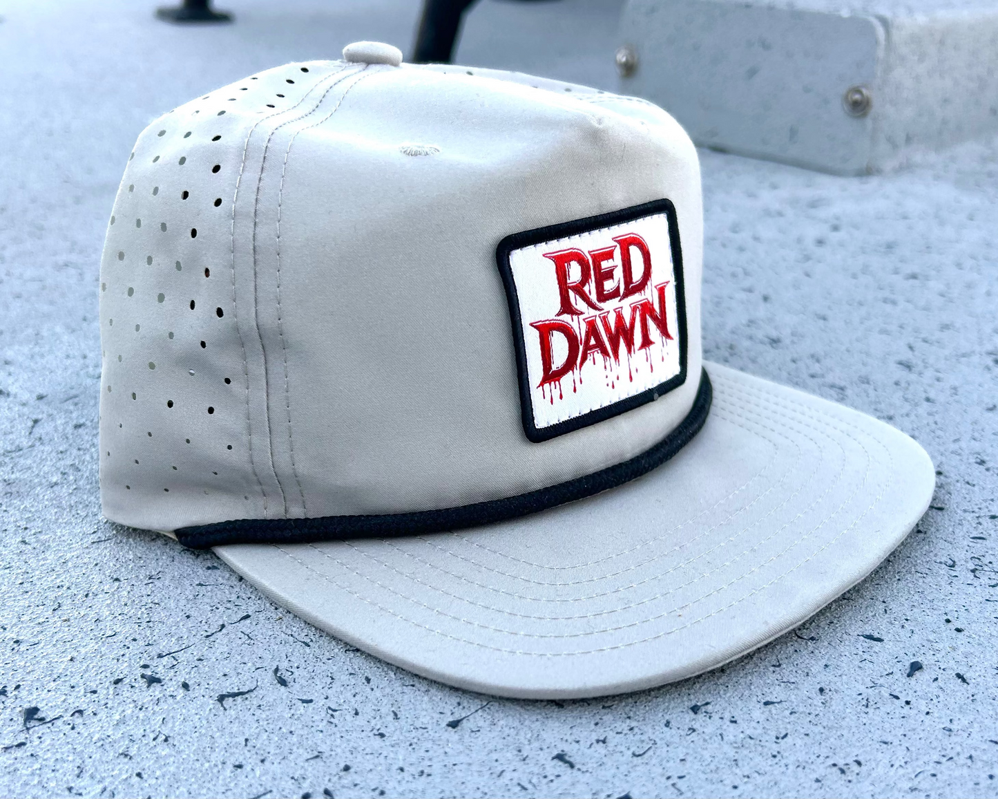 Ultralight Perforated Fishing Hat - Sand