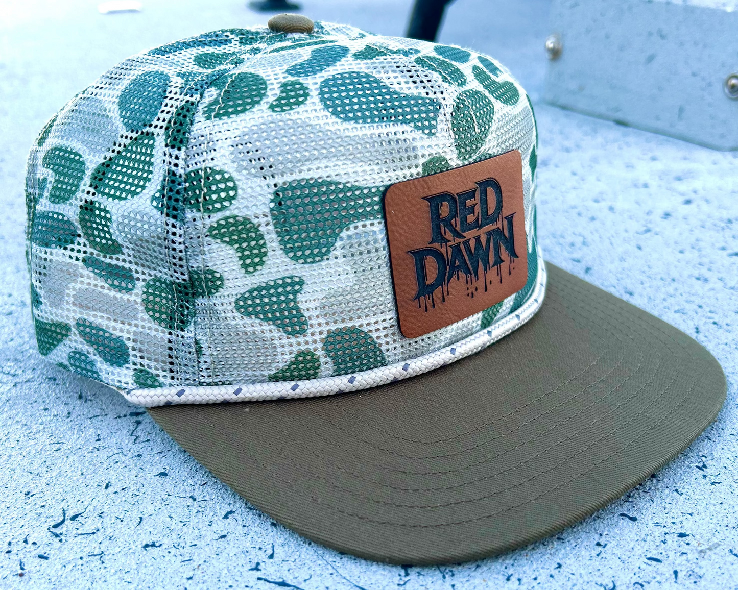 All Mesh Snapback Hat - Saltwater Camo